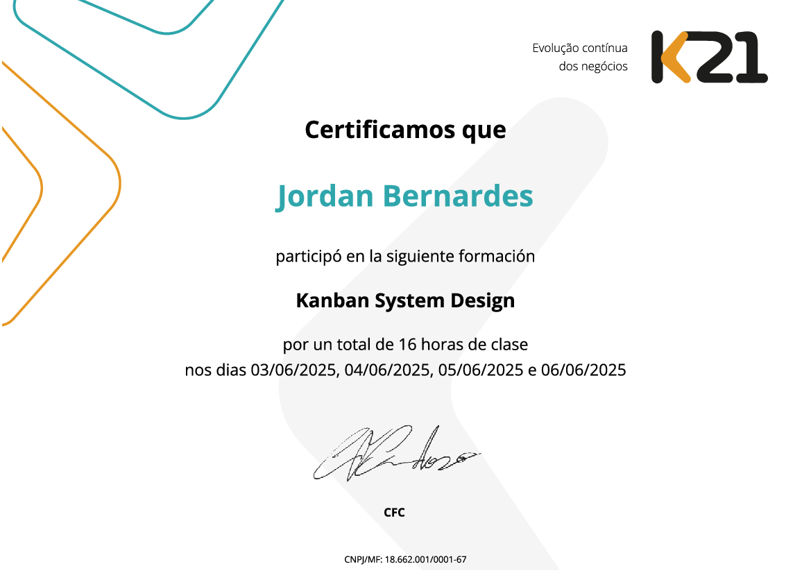 Certificado K21